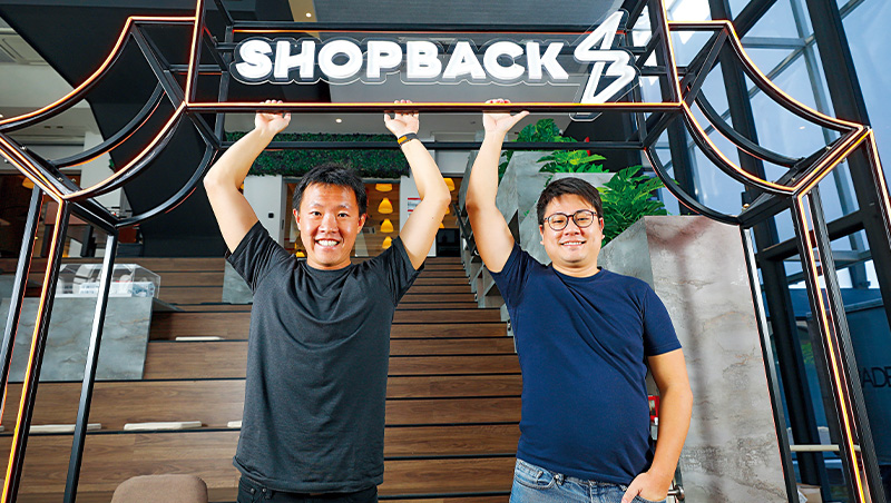 東南亞最大現金回饋網Shopback執行長Henry Chan、 營運長梁永祥